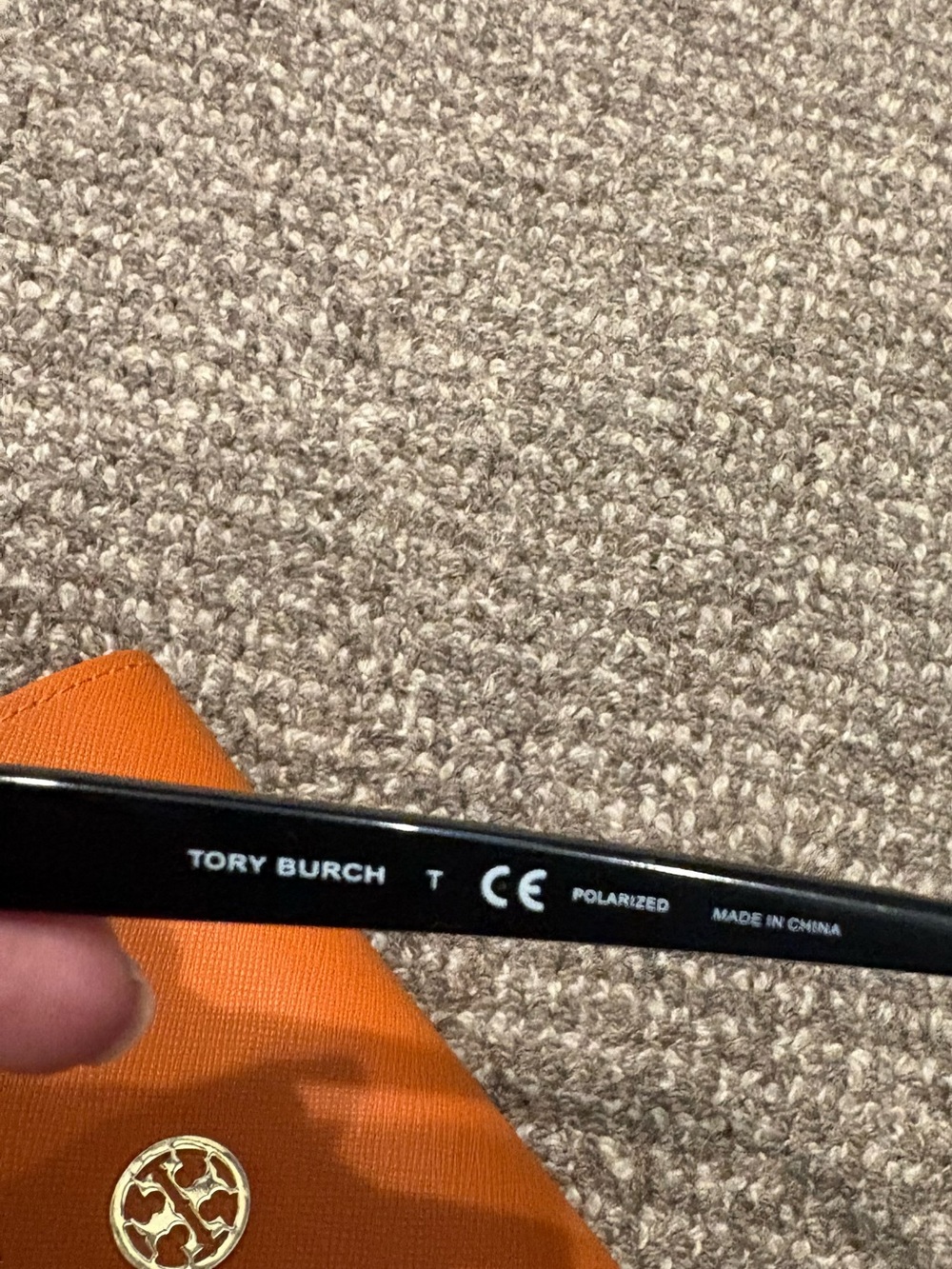 Tory Burch TY7112 Black Oversized Square Polarized Sunglasses 57mm - Picture 8 of 12